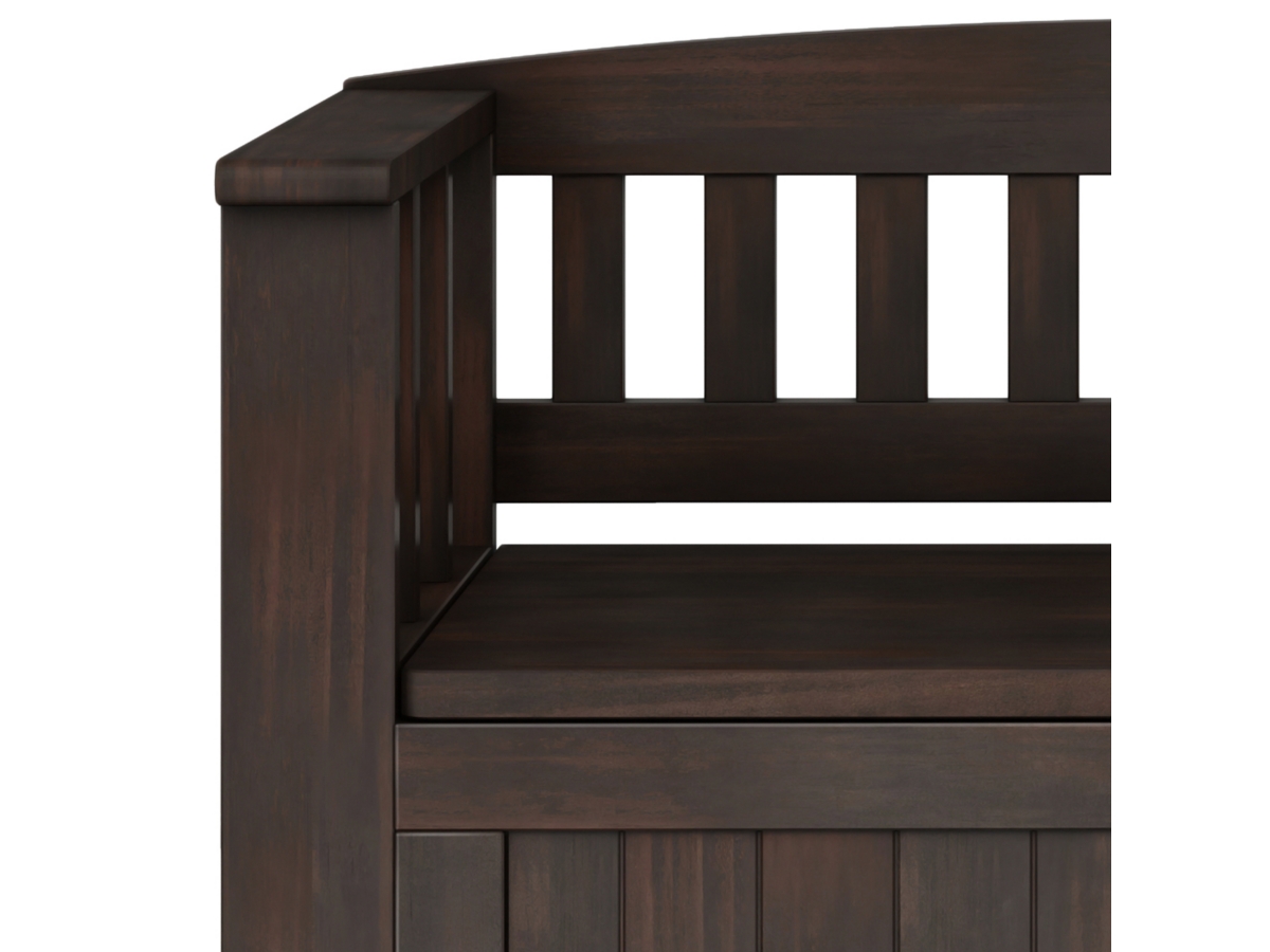 Simpli Home Acadian Small Entryway Storage Bench, , large