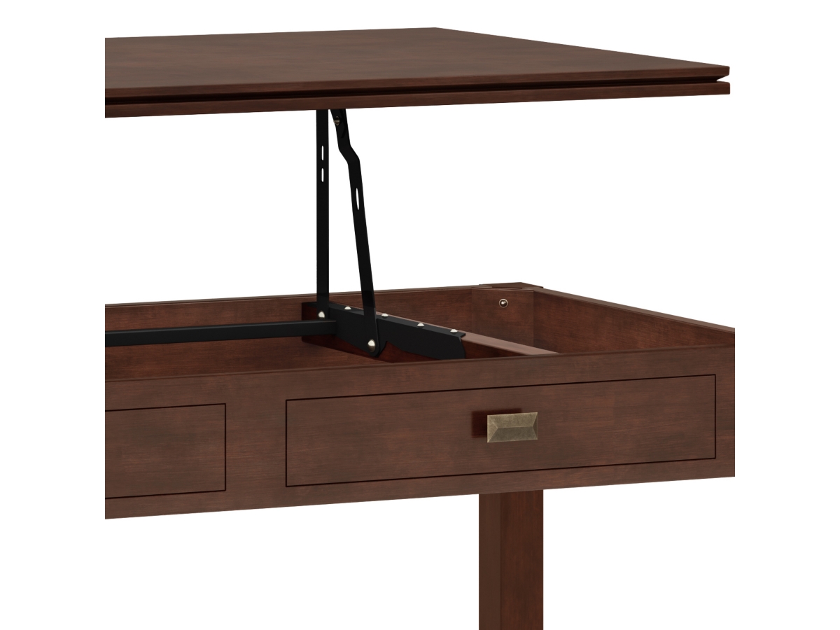 Simpli Home Artisan Lift Top Coffee Table, , large