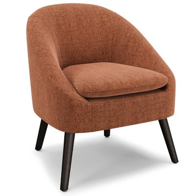 Simpli Home Redding Accent Chair, Rust, large