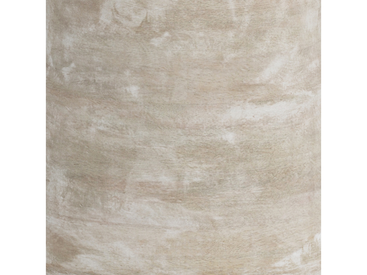 Simpli Home Robbie Accent Table, Distressed White Wash, large