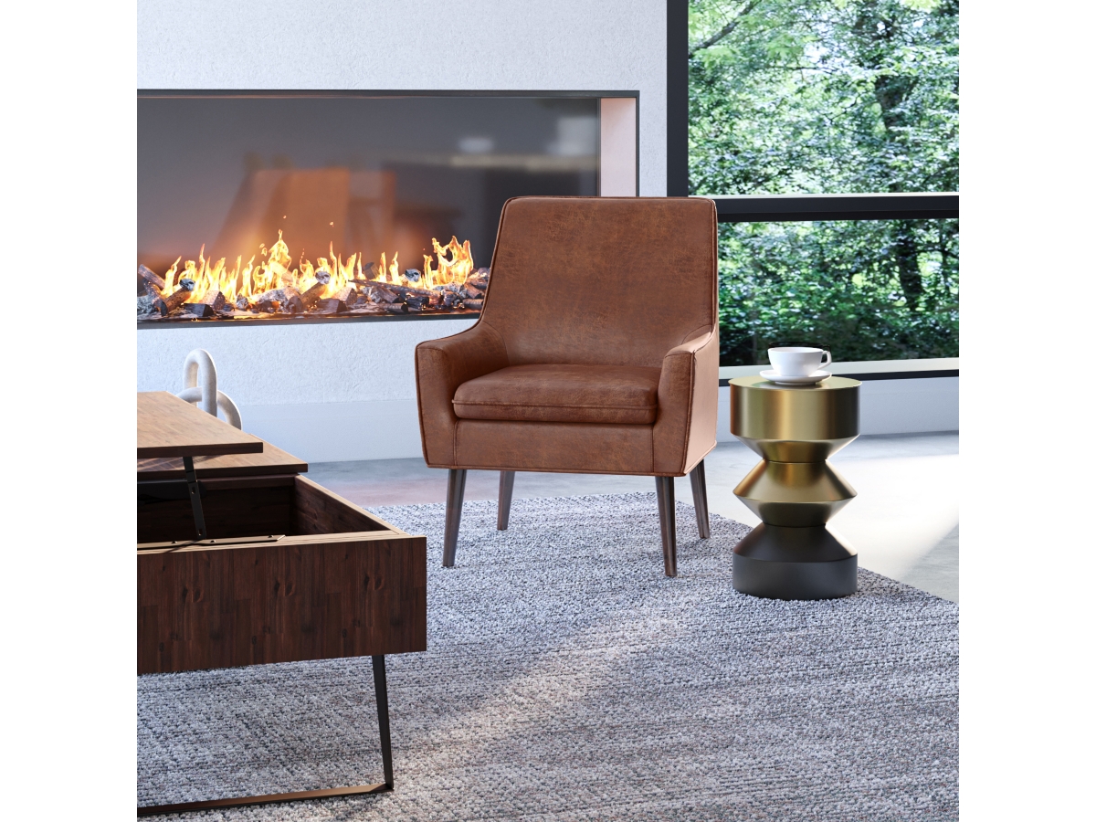 Simpli Home Robson Accent Chair, , large