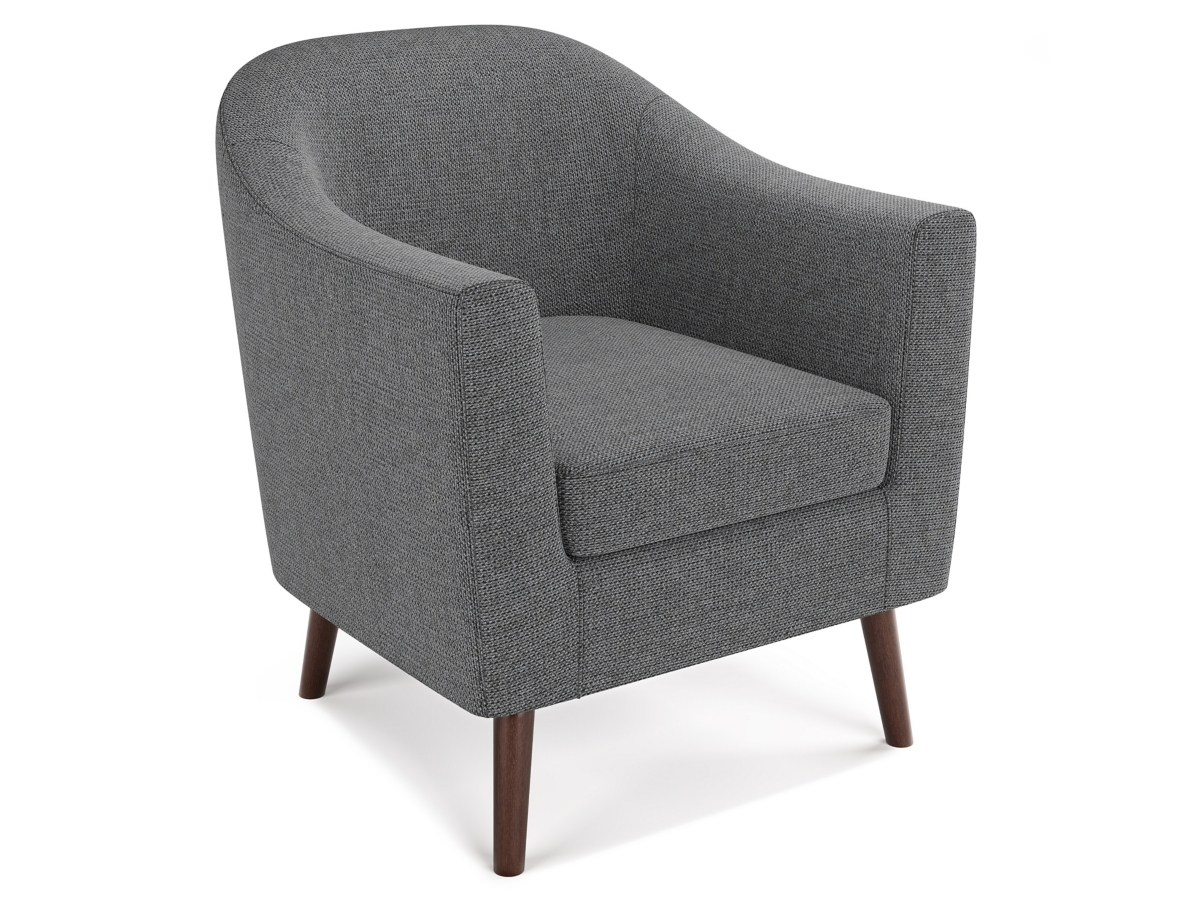 Simpli Home Thorne Accent Chair, Shadow Gray, large
