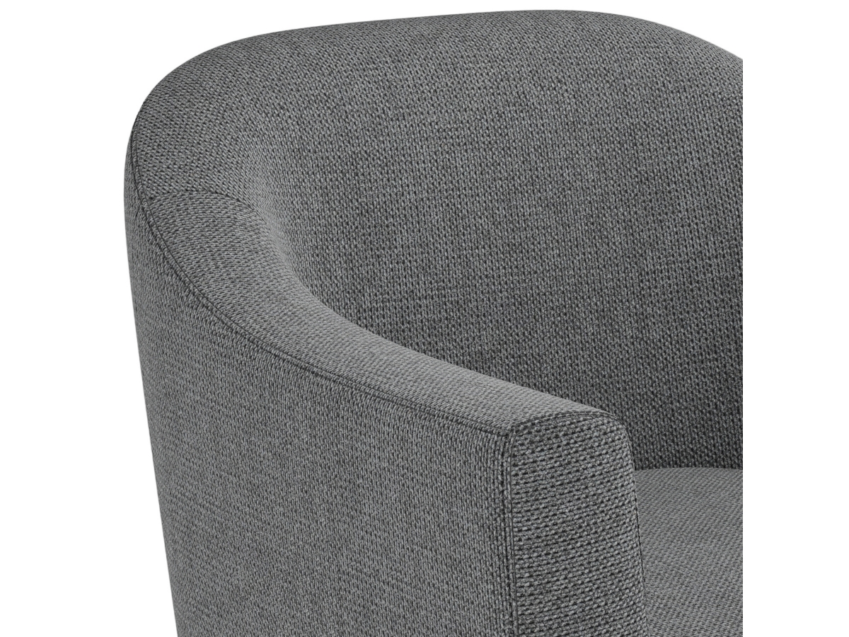 Simpli Home Thorne Accent Chair, Shadow Gray, large