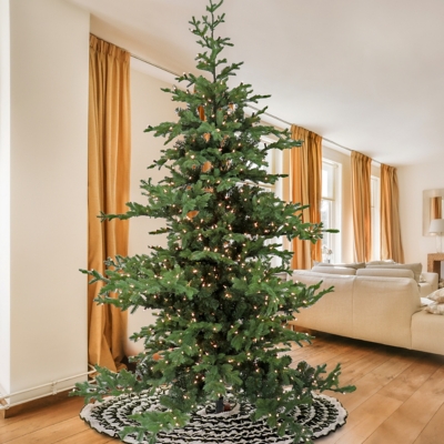 HGTV Home Collection National Tree Company 9ft Pre-Lit Decorator Tree, Green