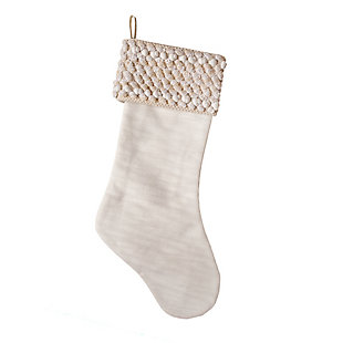 HGTV Home Collection Textured Cuff Stocking, , large