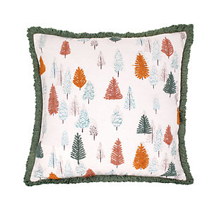 HGTV Home Collection Whimsical Forest Christmas Pillow, , large