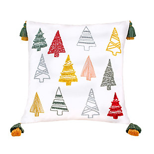 HGTV Home Collection Evergreen Forest Christmas Pillow, , large