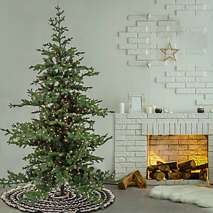HGTV Home Collection 7.5 ft. Pre-Lit Decorator Tree, , rollover