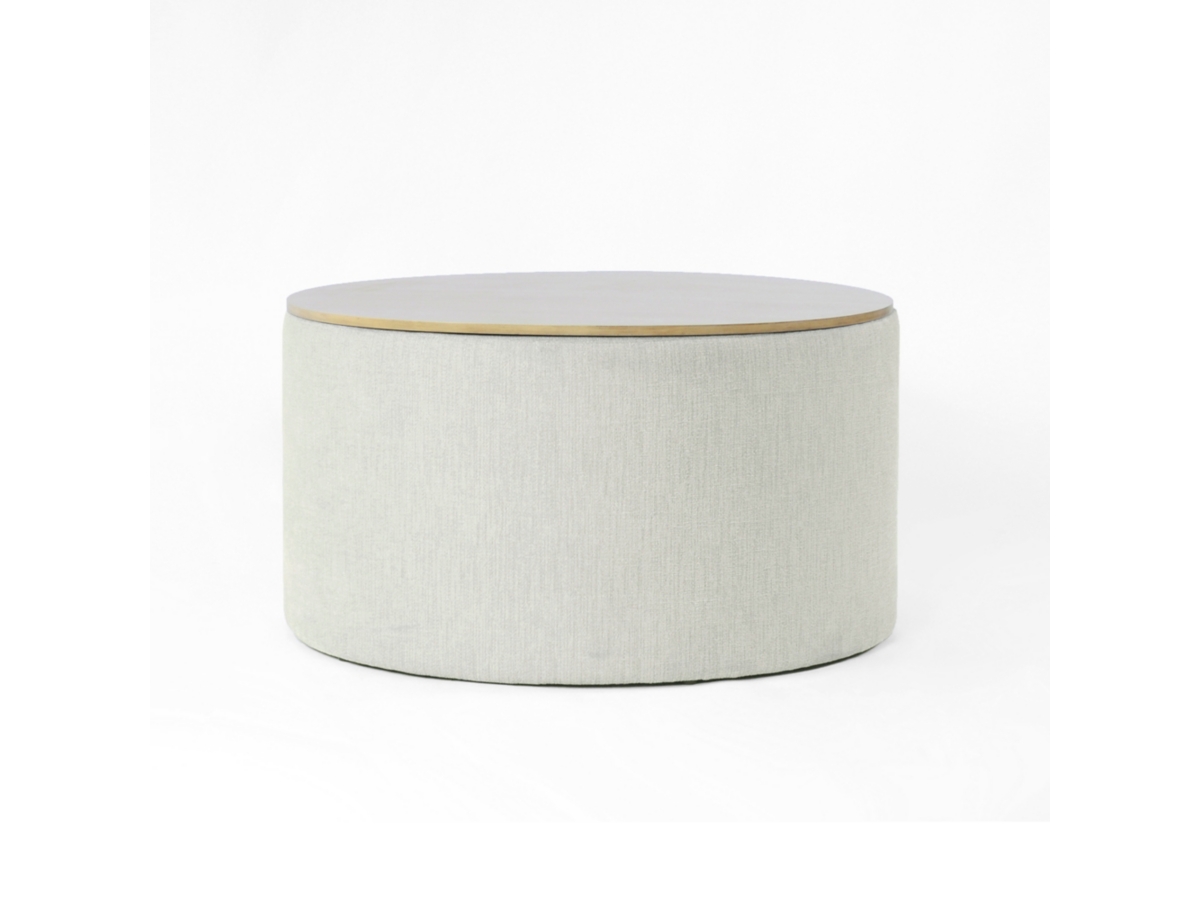 Kinfine USA HomePop Large Storage Ottoman | Ashley