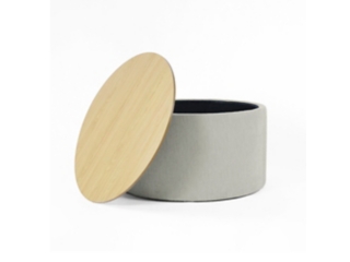 Kinfine USA HomePop Large Storage Ottoman