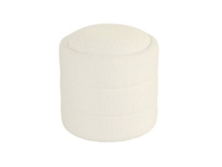 Kinfine USA HomePop Round Storage Ottoman