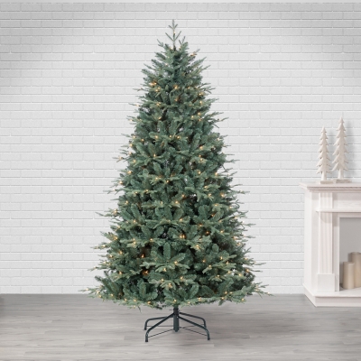 Sterling 6.5ft Natural Cut Blue Spruce, Green