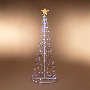 GIL 6ft Electric Frame Tree with LED Lights, , rollover