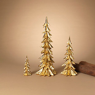 GIL Gold Christmas Trees Tabletopper (Set of 3), , rollover