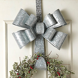GIL Christmas Wreath Hanger, Silver, large