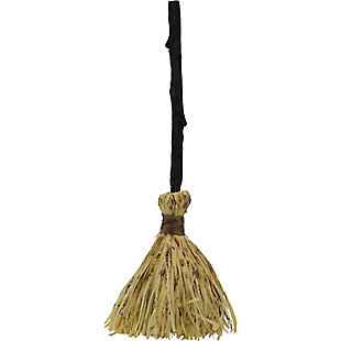 Haunted Hill Farm Animatronic Witch's Broomstick, , large