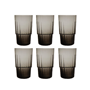 Storied Home Modern Drinking Glass (Set of 6), , large