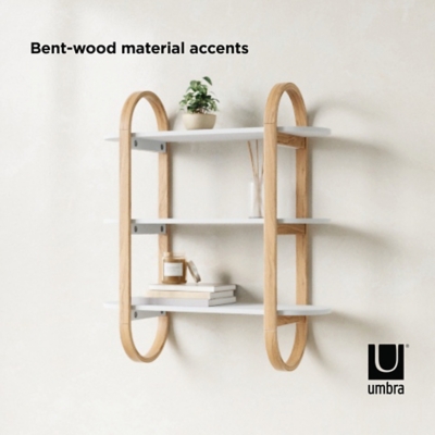 Umbra Bellwood 3-Tier Shelf - White/Natural