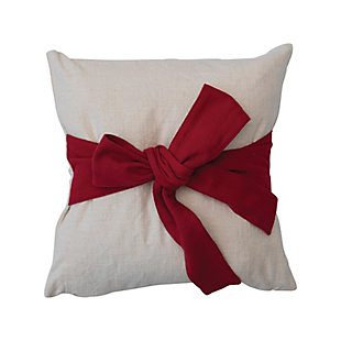 Storied Home Pillow with Bow, , large