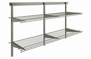 ShelfTrack 2-Shelf Wire Storage System, , rollover