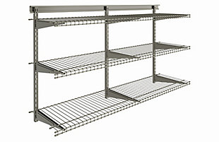 ShelfTrack 3-Shelf Wire Storage System, , rollover