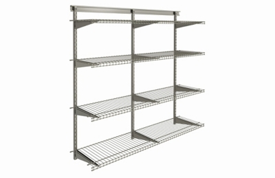 ShelfTrack 4-Shelf Wire Storage System, , large