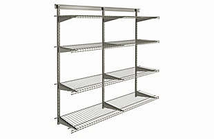ShelfTrack 4-Shelf Wire Storage System, , rollover