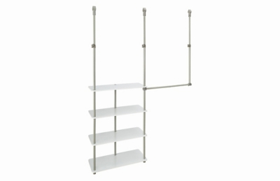 A600079890 ClosetMaid 4-Shelf Adjustable Closet Maximizer 42- sku A600079890