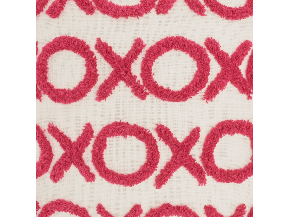 Mina Victory Tufted XOXO Indoor Throw Pillow | Ashley