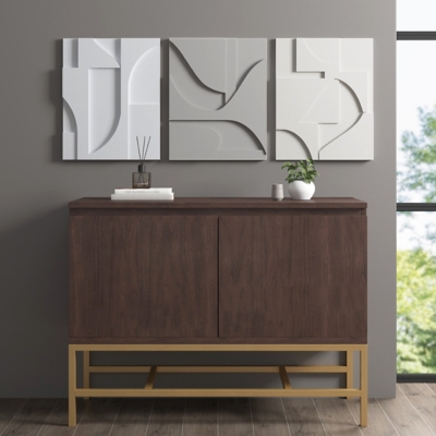 Elements Geometric Wall Decor Set of 3, , rollover