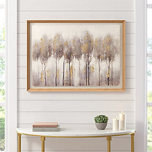 Enchanted Forest Hand Painted Abstract Landscape Wall Art, , rollover