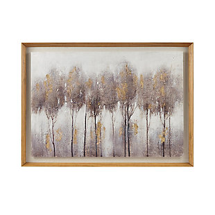 Enchanted Forest Hand Painted Abstract Landscape Wall Art, , large