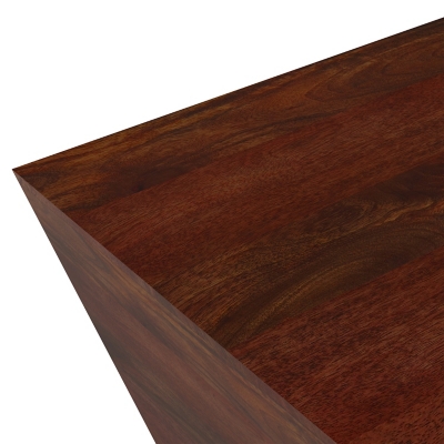 Simpli Home Abba Coffee Table, Cognac Brown, large