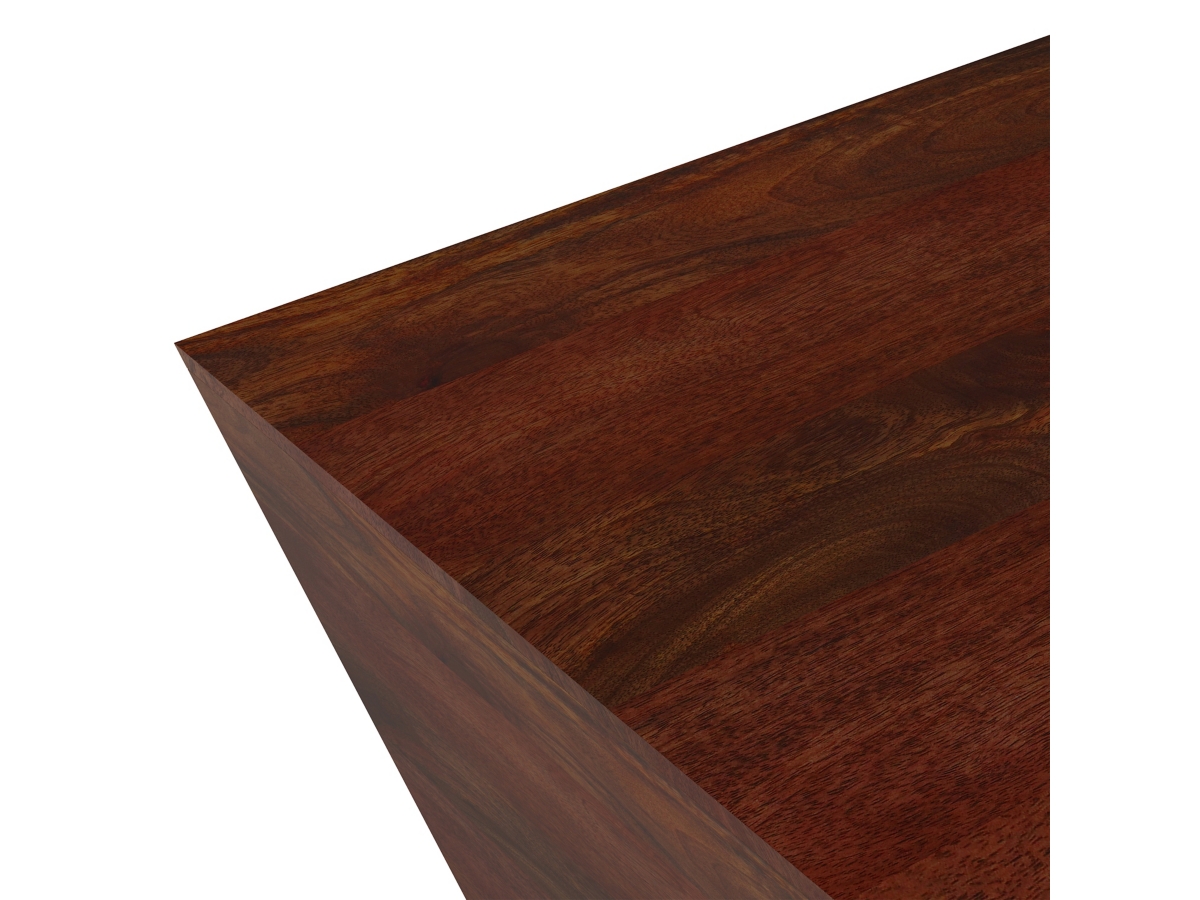Simpli Home Abba Coffee Table, Cognac Brown, large