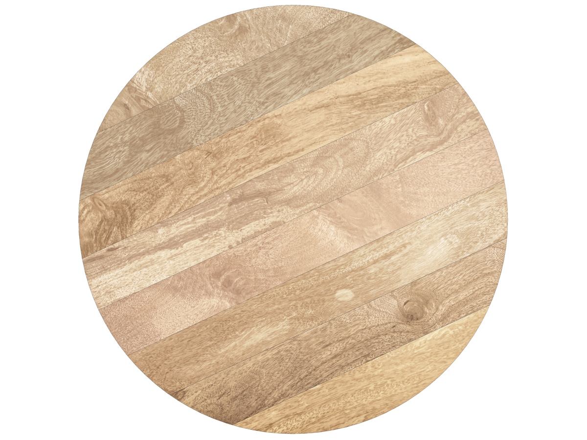 Simpli Home Elmbrook Drum Coffee Table, , large