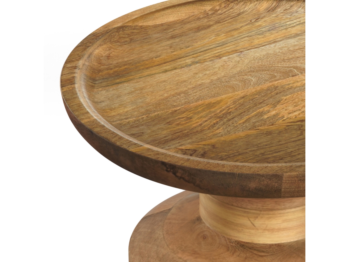 Simpli Home Haynes Accent Table, Natural, large