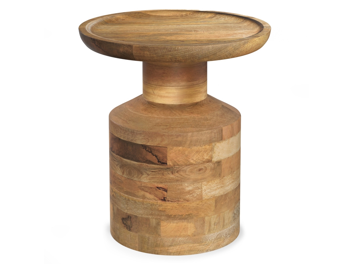 Simpli Home Haynes Accent Table, Natural, large