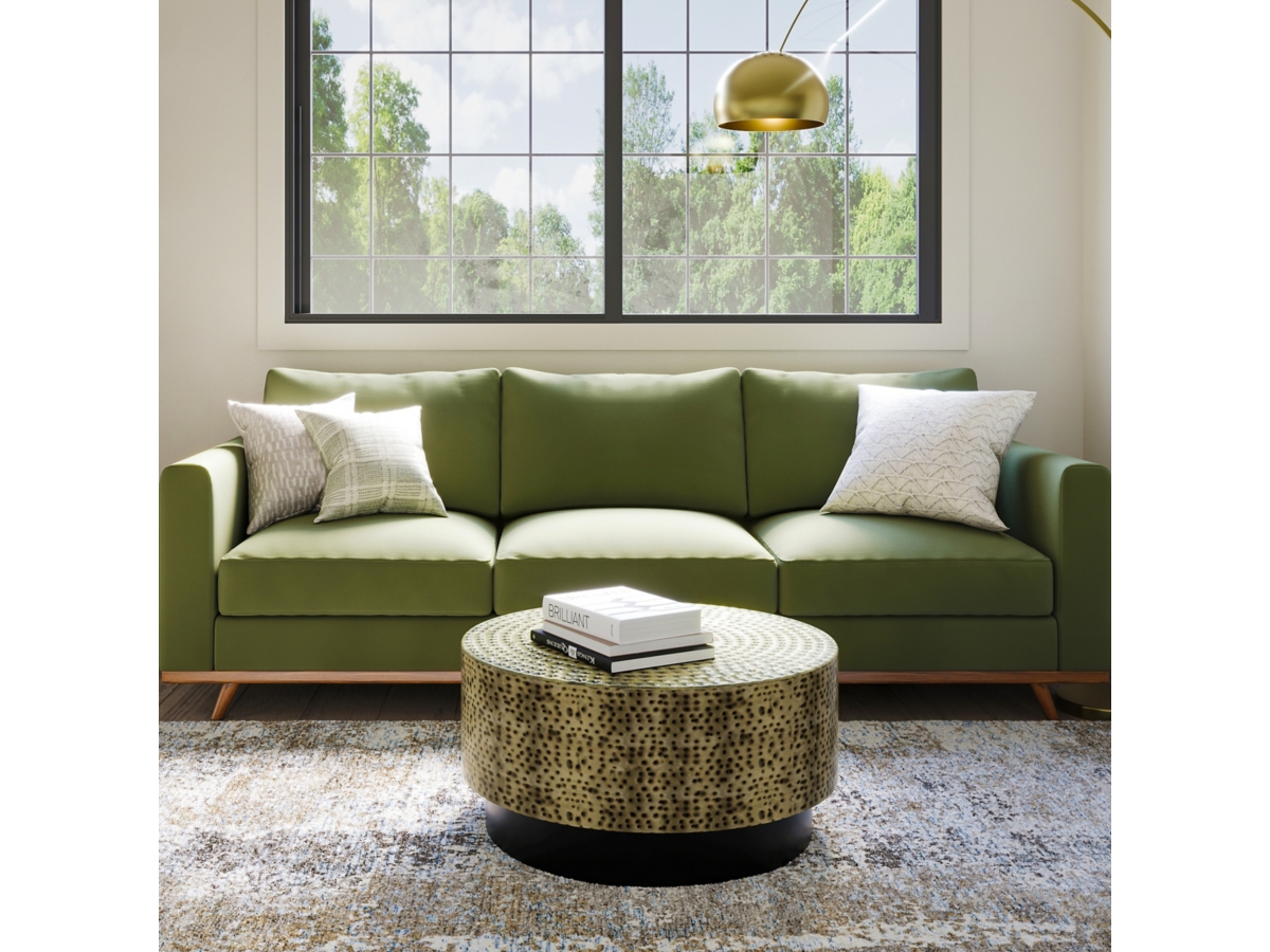 Simpli Home Montrose Metal Coffee Table, , large