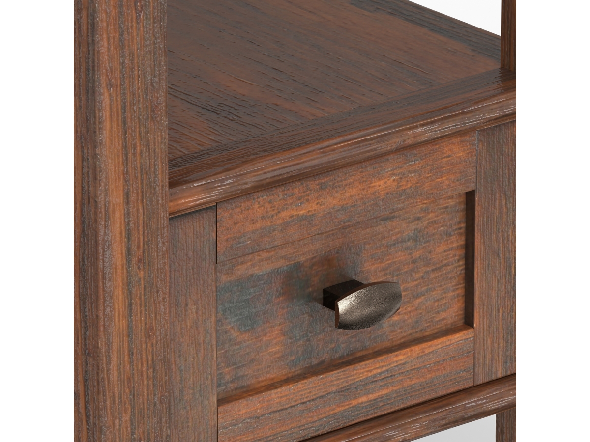 Simpli Home Warm Shaker Narrow Side Table, , large