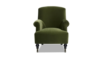 Eloise Eloise Pleated Sock Arm Accent Armchair, , large