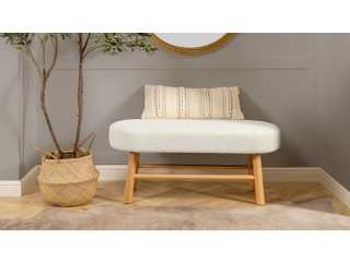 Jennifer Taylor Home Fuji Upholstered Bedroom Accent Bench