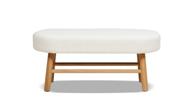 Jennifer Taylor Home Fuji Upholstered Bedroom Accent Bench, , large