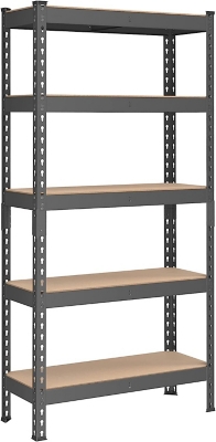 SONGMICS 3-Tier Bathroom Shelf, Wire Shelving Unit, Metal Storage Rack for Small