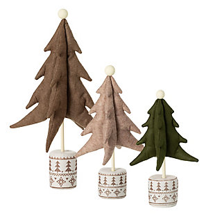 Sullivans Fun Fabric Christmas Tree (Set of 3), , large