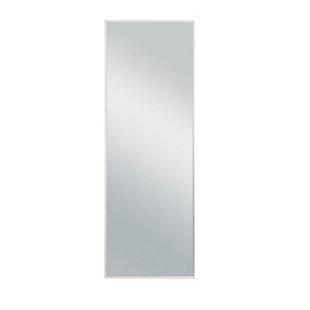 Dulcea 21" x 64" Framed Full Length Mirror, Silver, large