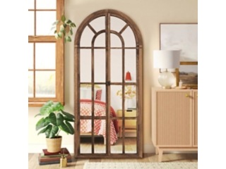 Feronia 31" x 71" Arched Floor Mirror