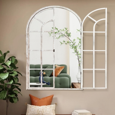 Feronia 24" x 36" Arched Wall Mirror, , large