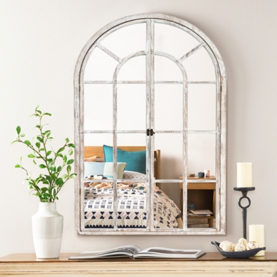 Feronia 24" x 36" Arched Wall Mirror, , large