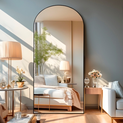 Feronia 31 x 71 Arched Floor Mirror
