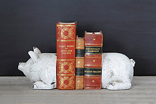 Storied Home Pig Bookends (Set of 2), , rollover